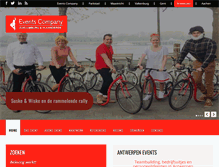 Tablet Screenshot of antwerpevents.be